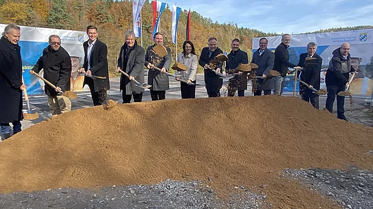 Feierlicher Spatenstich in Marienthal