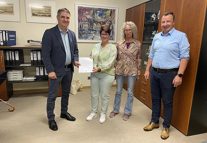 Zeugnisübergabe Alexandra Salfer