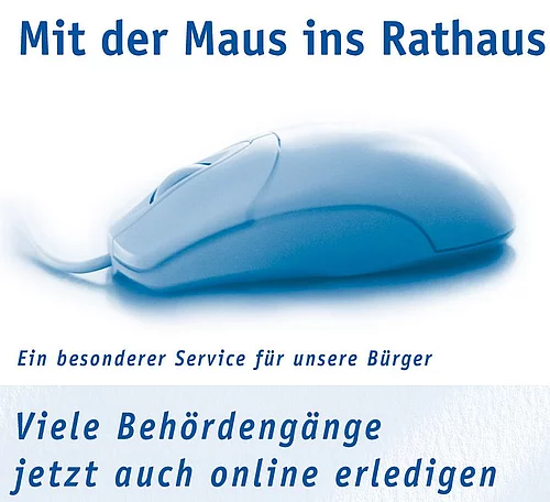 Logo mit der Maus ins Rathaus