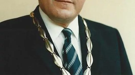 Johann Zelzner mit Amtskette