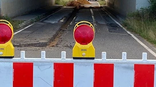 Sperrung Gemeindeverbindungsstraße Diesenbach-Preßgrund
