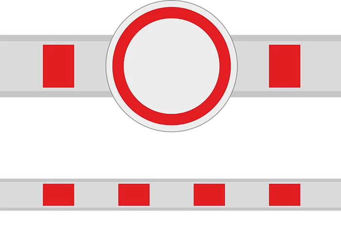 Schild Durchfahrt